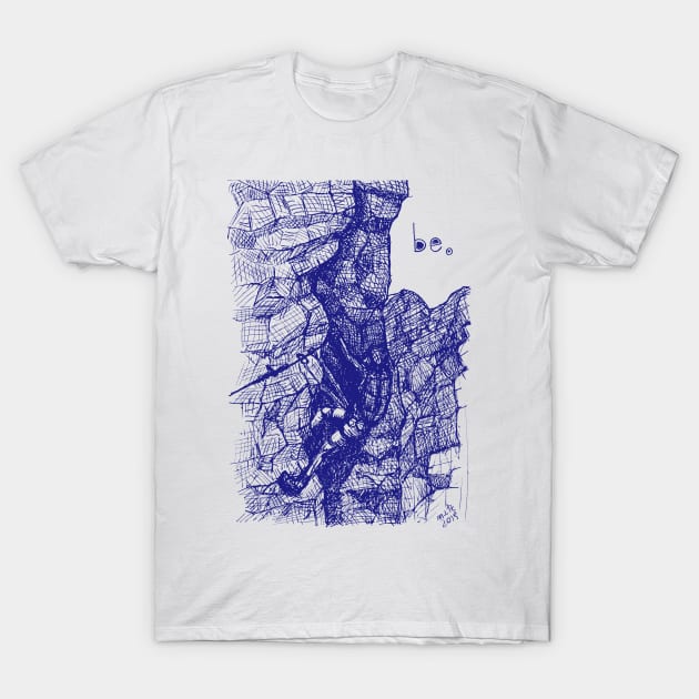 Resonance - Climber - pen drawing T-Shirt by mnutz